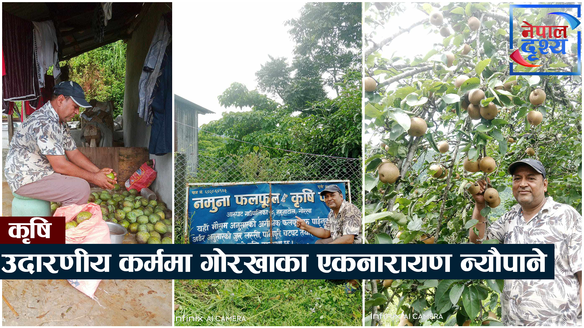 कृषिमार्फत उदारणीय कर्ममा गोरखाका एकनारायण न्यौपाने